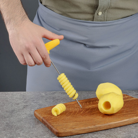 SATOSHI Нож для фигурной нарезки картофеля 21х10см, нерж.сталь