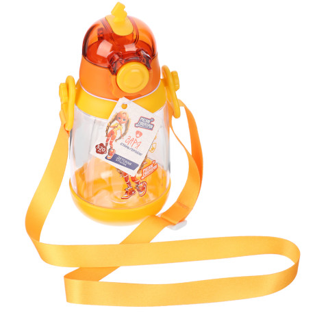 BY Русские Супергерои Бутылка детская с поильником, 8.5x19см,520мл,"Заря" PC, PP, силикон