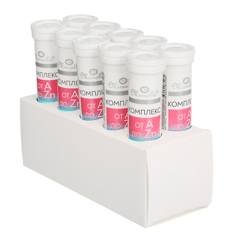 БАД Витаминно-минеральный комплекс "от А до Zn" "Мирролла",20 шип.табл