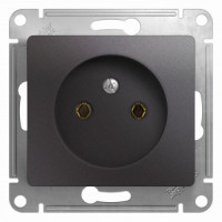 Systeme Electric GLOSSA мех. роз. СУ 1 мест. графит (пл.осн.) GSL001341 (5!)