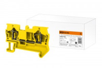 TDM Зажим клеммный безвинтовой (ЗКБ) 1,5 мм2 17,5А желтый (60!) SQ0822-0089