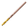 Набор сверл по металлу, 1-13 мм, Р6М5К8-TiN, Golden Tip, 25 шт Denzel