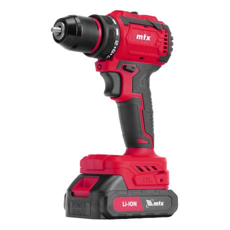 Дрель-шуруповерт аккумуляторная бесщет. CDS-BL-20, Li-Ion, 20 В// MTX