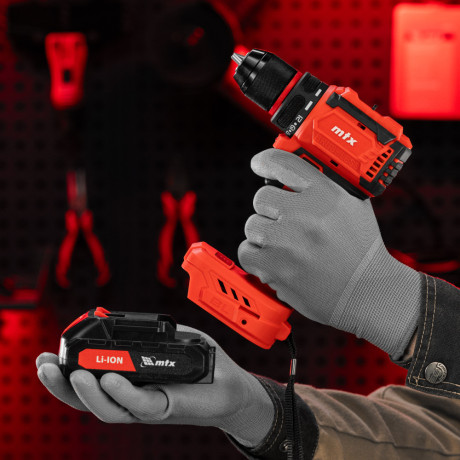 Дрель-шуруповерт аккумуляторная бесщет. CDS-BL-20, Li-Ion, 20 В// MTX