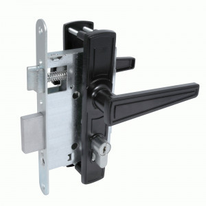 Замок врезной с/руч  Птимаш ЗВ4-3.01 черный (10)