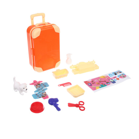 ИГРОЛЕНД Питомец с акс. в чемодане PP, ABS, 10х16х6,5 см