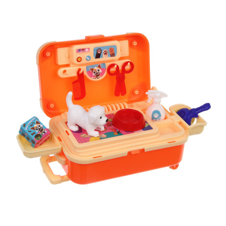 ИГРОЛЕНД Питомец с акс. в чемодане PP, ABS, 10х16х6,5 см