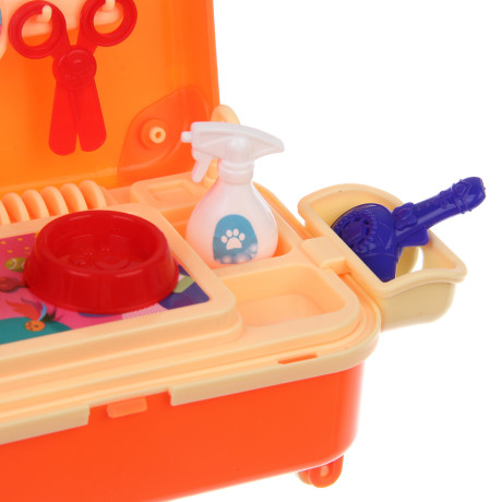 ИГРОЛЕНД Питомец с акс. в чемодане PP, ABS, 10х16х6,5 см