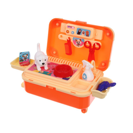 ИГРОЛЕНД Питомец с акс. в чемодане PP, ABS, 10х16х6,5 см