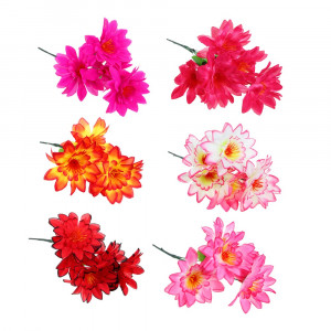 LADECOR Букет искусственных цветов в виде гербер, 6 цветов