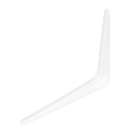 Кронштейн угловой с ребром, 175 х 225 мм, белый Сибртех