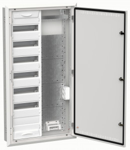 IEK TITAN 5 щит (корпус) метал. комб. ЩРв-84 (2х84) 1130х625х130 встраив бел IP30 TI5-51-V-2X084-30