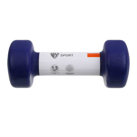 Гантель с неопреновым покрытием 1,5кг (+-100гр) тм BY SPORT, металл, неопреновое покрытие