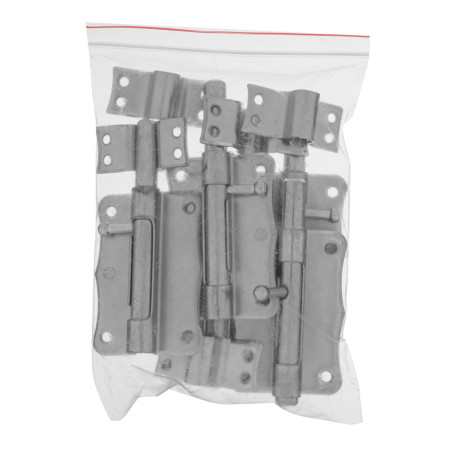 Задвижка накладная ЗТ-2-85, цинк, 5 шт, (Металлист)