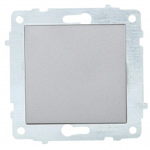 OVIVO мех. выкл. СУ 1 кл. 10А серебро (ко всем рамкам) 600-000210-200