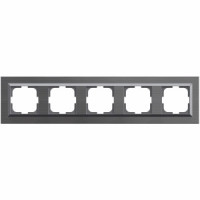 OVIVO Рамка СУ 5 местн. QUANTUM, сталь, 405-340000-250