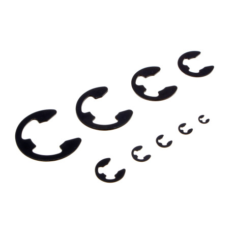 ЕРМАК Набор E-образных стопорных колец 300 предметов