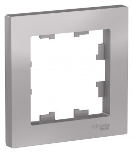 Systeme Electric AtlasDesign рамка СУ 1 мест. алюм. ATN000301 (20!)