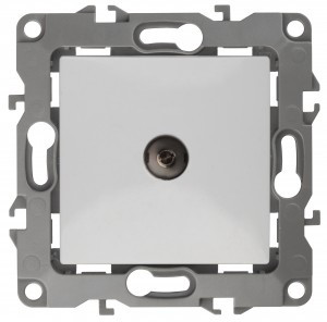 ЭРА 12 мех. роз. TV, СУ 1 мест. проходная Белый, автоклеммы 12-3102-01 3741