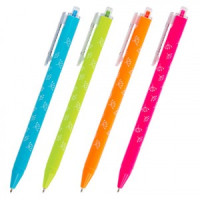 Ручка шариковая масляная автоматическая BRAUBERG &quot;FRUITY RS&quot;, СИНЯЯ, узел 0,7 мм, линия письма 0,35