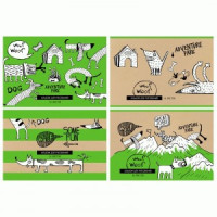 Альбом для рисования 16л., А4, на скрепке BG &quot;Adventure park&quot;, эконом Арт.344703