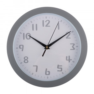 Часы настенные круглые, пластик, d25 см, 1xAA, арт.06-6
