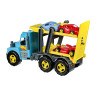 ИГРОЛЕНД Грузовик с игрушками (машинки, песочные наборы), 23x57x27см, пластик, 4 диз., для детей 3+