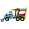 ИГРОЛЕНД Грузовик с игрушками (машинки, песочные наборы), 23x57x27см, пластик, 4 диз., для детей 3+