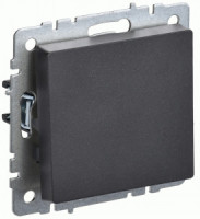 IEK BRITE мех. выкл. СУ 1 кл. 10А ВС10-1-0-БрЧ черный BR-V10-0-10-K02