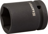 Торц головка KRAFTOOL &quot;INDUSTRIE QUALITAT&quot; удар (3/4&quot;), FLANK, Cr-Mo, фосфатирован, 27мм zu27945-27