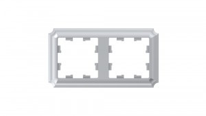 Systeme Electric AtlasDesign ANTIQUE рамка СУ 2 мест. АЛЮМИНИЙ ATN100302 (10!)