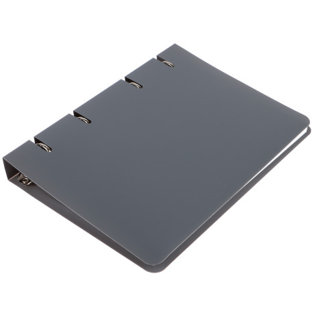 Тетрадь на кольцах А5, 80 л., клетка, обложка пластик, белый блок