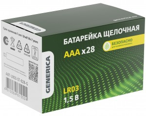 Э/п GENERICA LR03/286/AAA BOX28 ABT-LR03-ST-B28-G (цена за уп-ку)