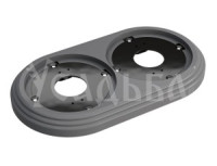 МЕЗОНИНЪ УСАДЬБА Рамка 2-местн пластиковая, серая GE30702-07