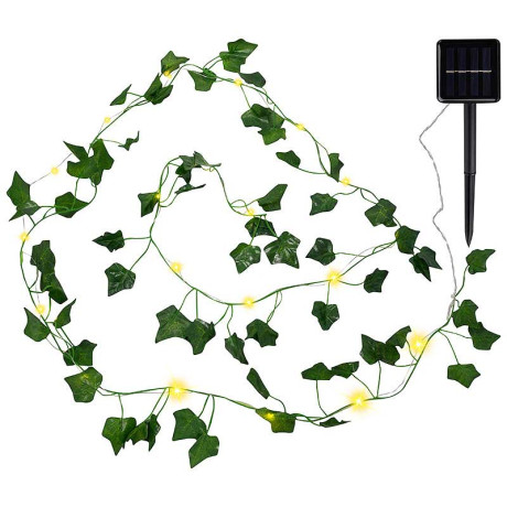Гирлянда садовая 20л 2м "Плющ" солн.батарея