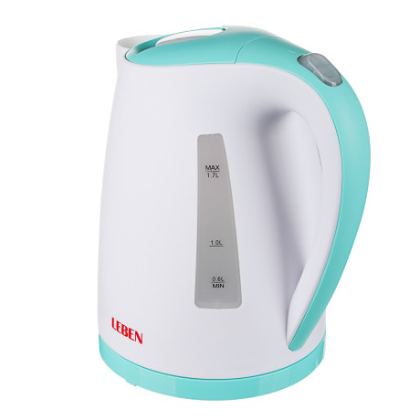 LEBEN Чайник электрический 1,7л, 1850Вт, пластик
