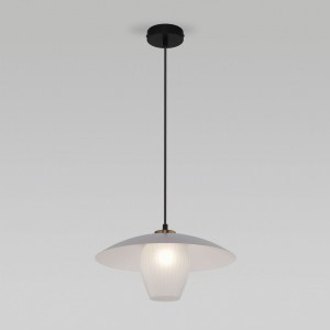 Eurosvet св-к подвес. G9 1x25W 350х350х920 мет черный/белый/матовый Kamari 50259/1 a064947