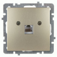 Nilson TOURAN-ALEGRA-THOR мех. роз. комп. 1 мест. СУ (RJ45 CAT6), золото 24150445)