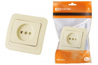 TDM Валдай роз. СУ 1 мест. 10А сл. кость (шторки) (10!) SQ1804-0123