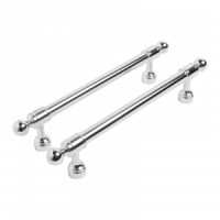 Ручка-рейлинг мебельная 128 AP2306-128 CP хром 2шт (цена за пару (15, 150) StahlBuro