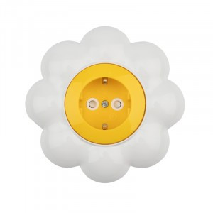 KRANZ HAPPY роз. СУ 1 мест. Ромашка (земля, крышка) 16A желтая/белая KR-78-0622