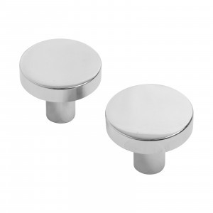 Ручка-кнопка мебельная Knob AP2401 CP хром 2шт (цена за пару (25, 250) StahlBuro