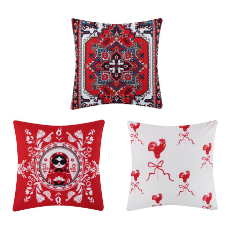 Подушка декоративная тм PROVANCE Ностальгия, 40х40см, 100% полиэстер, 3 дизайна