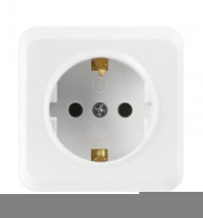 Smartbuy Юпитер роз. ОУ 1-мест. 16А земля белая (SBE-03w-16-S1-Z)