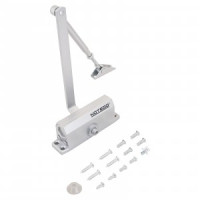 NOTEDO Доводчик дверной DC-060-I SILVER до 60 кг сереб. (10)