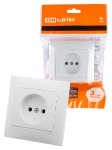 TDM Лама роз. СУ 1 мест. 10А белая SQ1815-0022