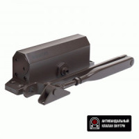 Доводчик дверной БУЛАТ ARCTIC ДД 502/4 A-С (60-120 кг) коричневый, морозостойкий (10)