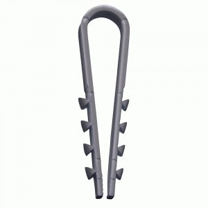 STEKKER Дюбель-хомут для круглого кабеля (19-25мм) черный (100шт) DCL00-19-25 39336