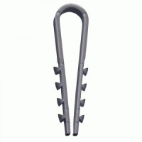 STEKKER Дюбель-хомут для круглого кабеля (19-25мм) черный (100шт) DCL00-19-25 39336