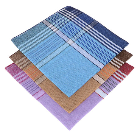 Набор носовых платков тм  GALANTE, 3шт, 80% полиэстер, 20% хлопок, 32х32см